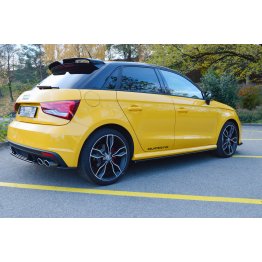 Накладки сплиттеры на пороги на Audi S1 8X